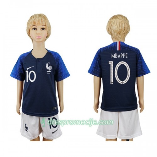 Francuska Dres Mbappe 10 Dječji Domaći Svjetsko prvenstvo 2018 Francuska Dres Mbappe 10 Dječji Domaći Svjetsko prvenstvo 2018